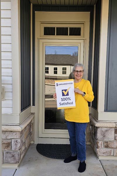 Satisfied Graboyes customer — completed installation
