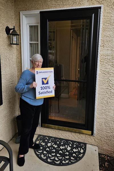 Satisfied Graboyes customer — replacement windows install