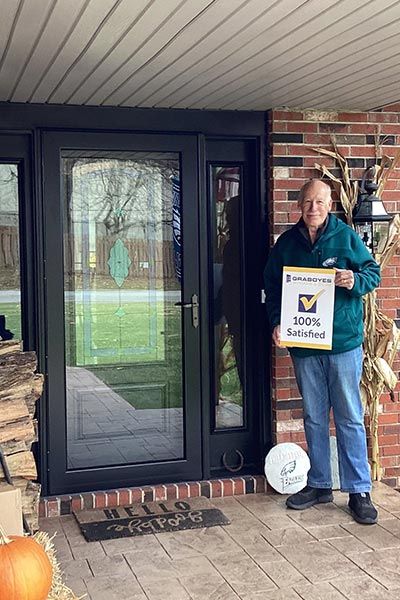 Satisfied Graboyes customer with new install