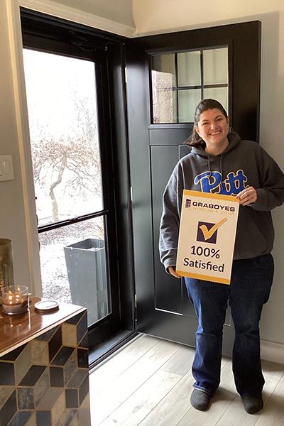 Satisfied Graboyes customer with new install