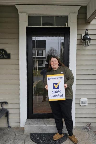 Satisfied Graboyes customer with new install