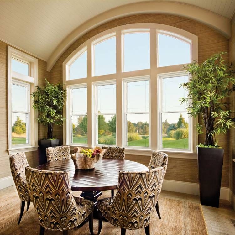Dining Room Double Hung Windows