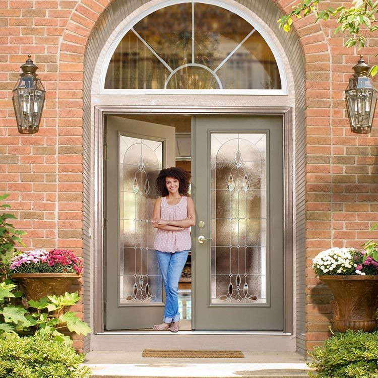French door, interior view