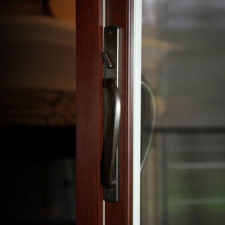 Patio door handle and lock