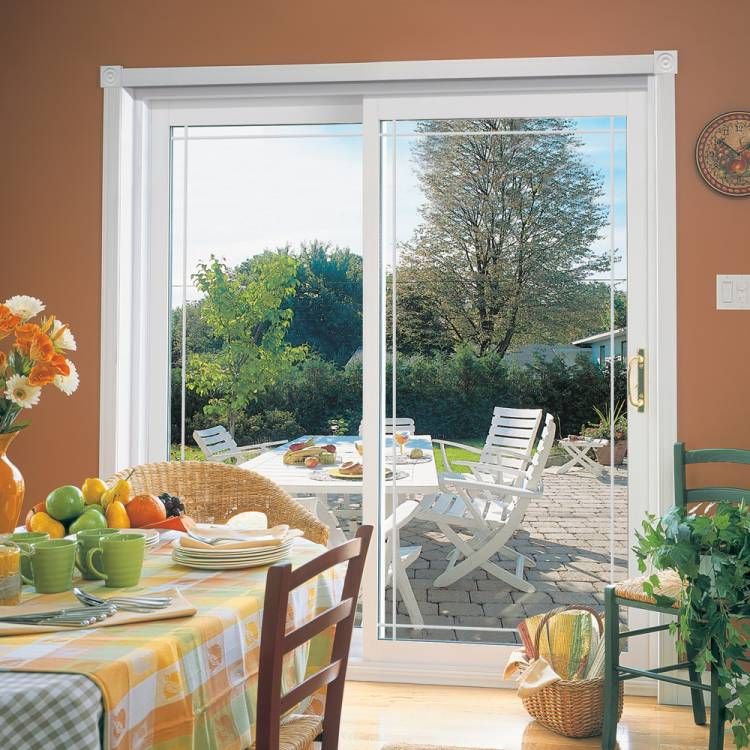 Sliding patio door detail
