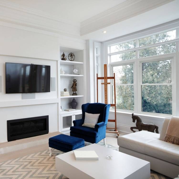 Family Room Double Hung Windows